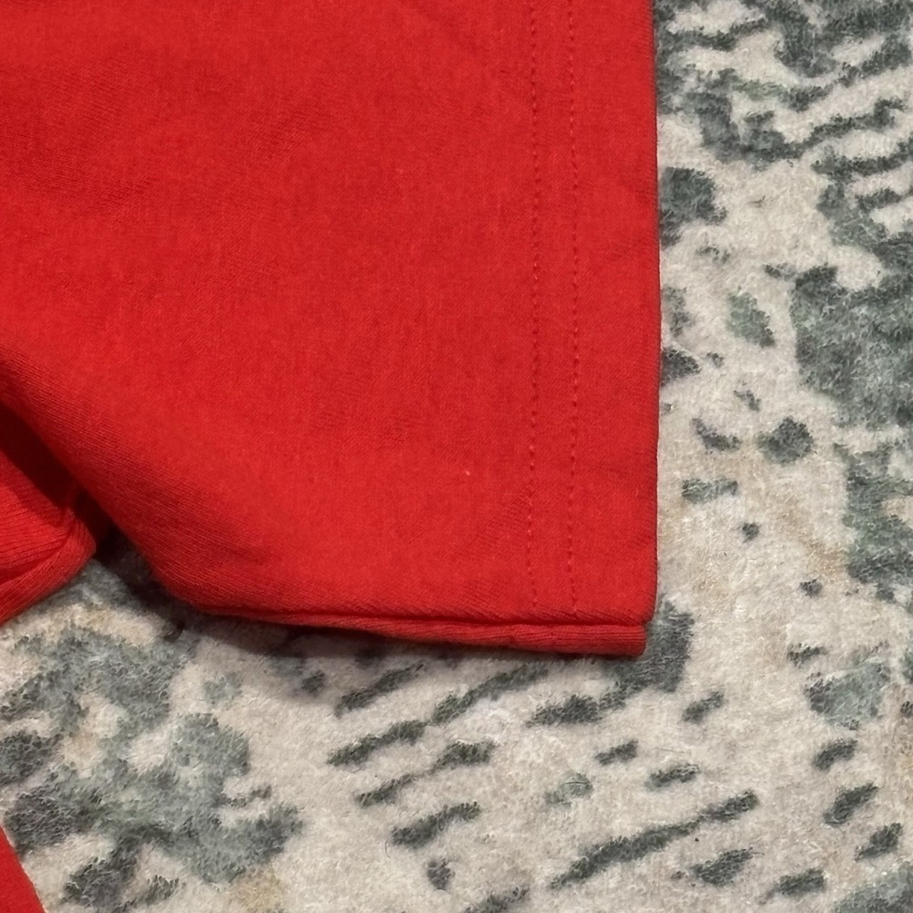 Guantanamo Bay Fire and Rescue T-shirt XL Red Dual Side Print - Picture 4 of 6